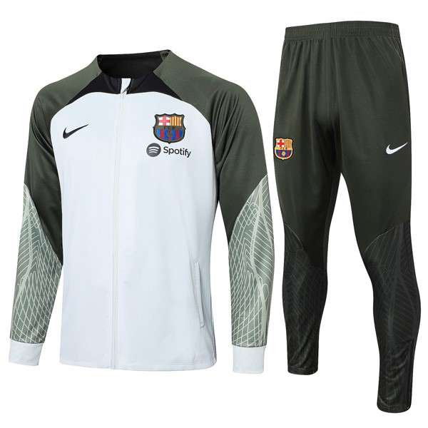 Chandal Barcelona 2024 Blanco Gris Chandal FC Barcelona 2024 Blanco Gris