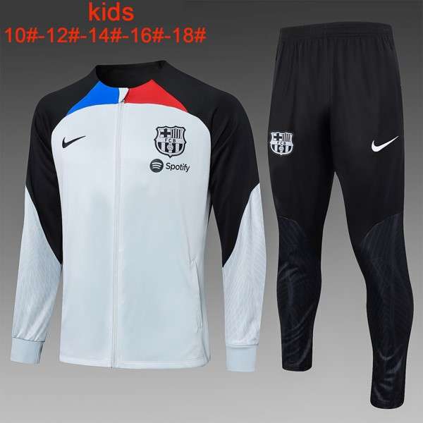 Ninos Chandal Barcelona 2024 Gris Chandal Ninos FC Barcelona 2024 Gris