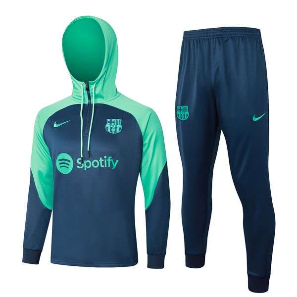 Sudadera Con Capucha Barcelona 2024 Azul 2 Sudadera Con Capucha Barcelona 2024 Azul
