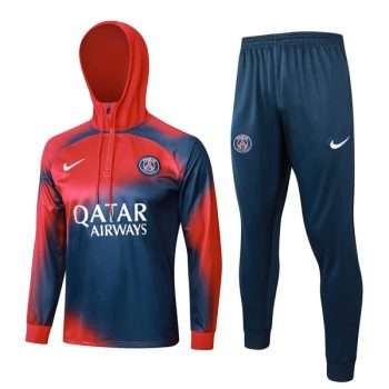 Sudadera Con Capucha Paris Saint Germain 2024 Azul Rojo