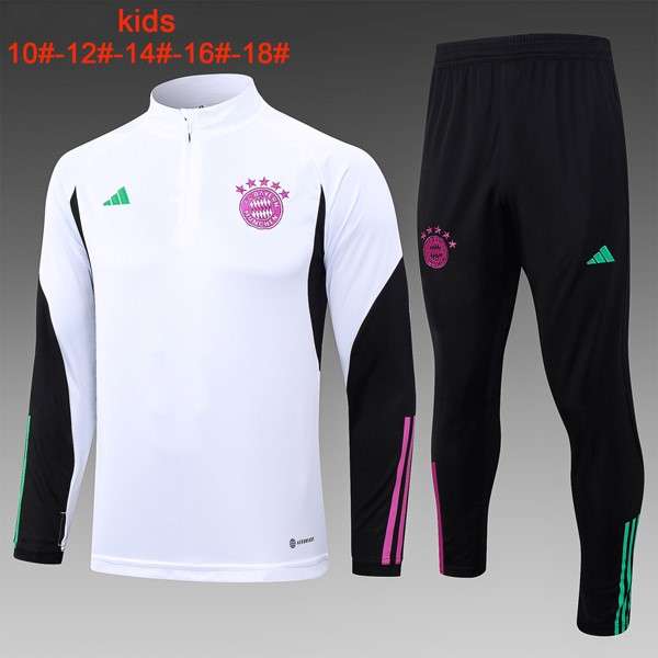 Ninos Sudadera De Training Bayern Munich 2024 Blanco Sudadera Entrenamiento Ninos Bayern Munich 2024 Blanco