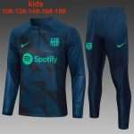 Sudadera Entrenamiento Ninos FC Barcelona 24 Azul