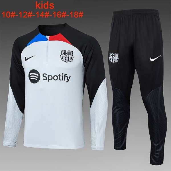 Ninos Sudadera De Training Barcelona 2024 Gris 2 Sudadera Entrenamiento Ninos FC Barcelona 2024 Gris