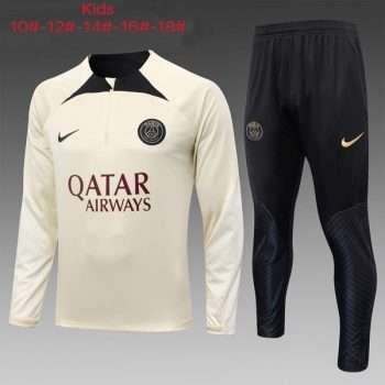 Sudadera Entrenamiento Ninos Paris Saint Germain 2024 Amarillo Negro