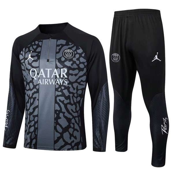 Sudadera De Training PSG 2024 Gris 2 Sudadera Entrenamiento Paris Saint Germain 2024 Gris