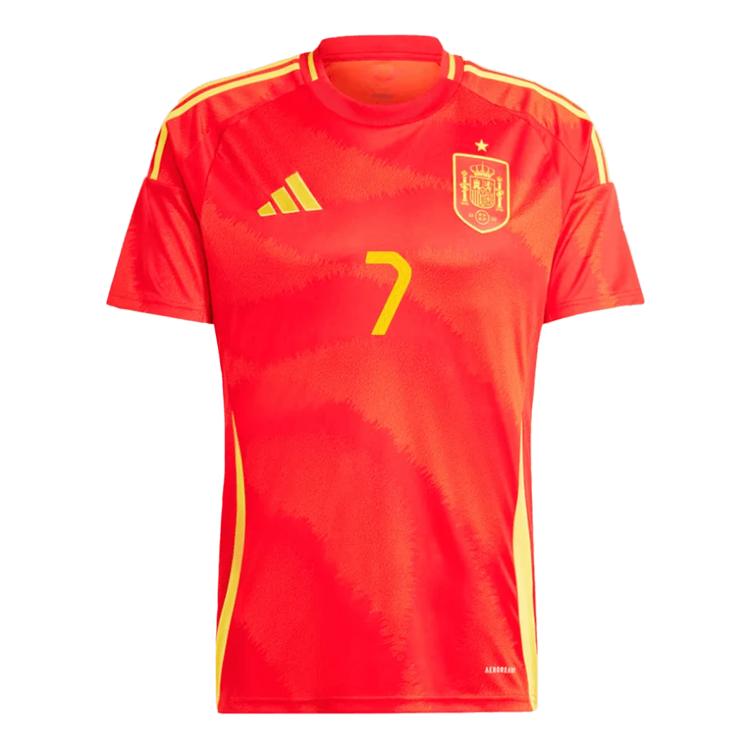 Álvaro Morata NO.7 Camiseta Primera España 2024_1