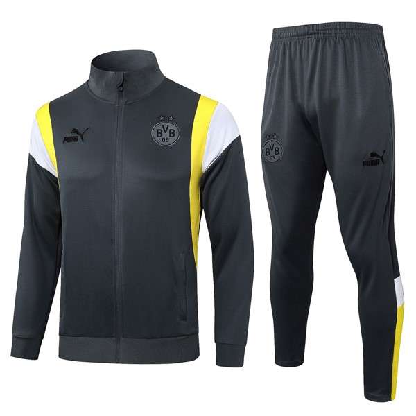 Chandal Borussia Dortmund 2024 Gris 2 Chandal Borussia Dortmund 2024 Gris