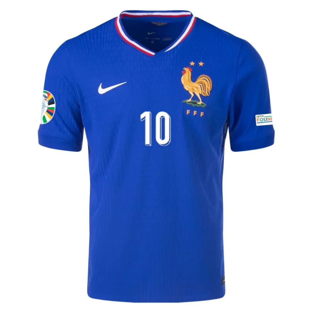 Kylian Mbappé NO.10 Camiseta Primera Francia 2024_1