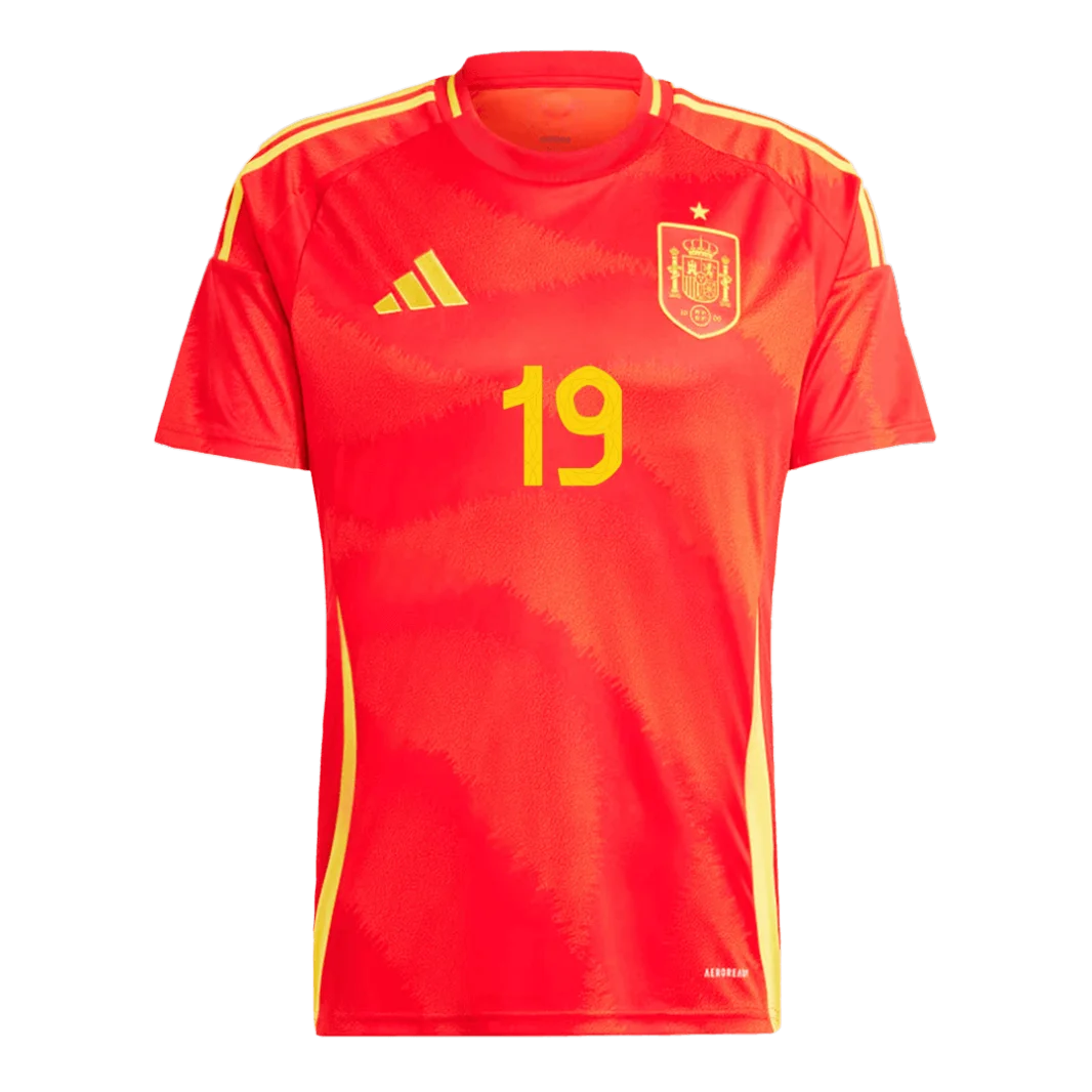 LAMINE YAMAL NO.19 Camiseta Primera España 2024_1
