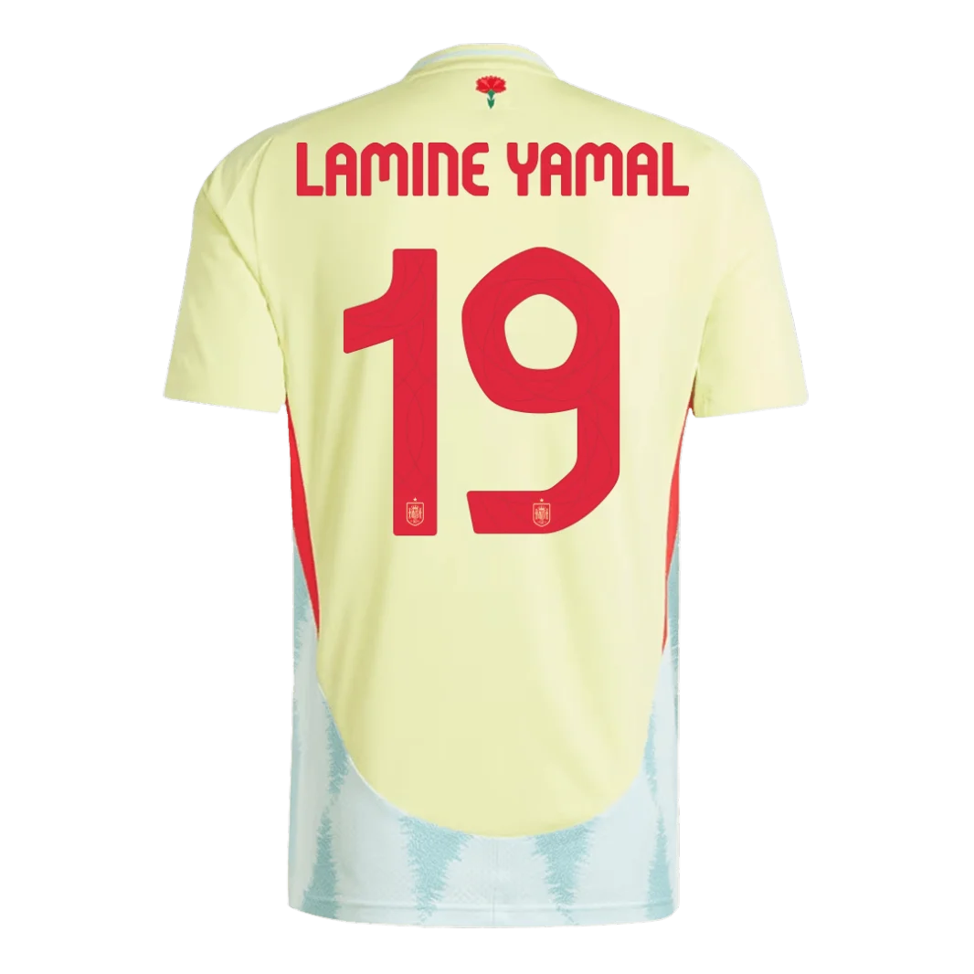 LAMINE YAMAL NO.19 Camiseta Segunda España 2024 LAMINE YAMAL NO.19 Camiseta Segunda Espana 2024
