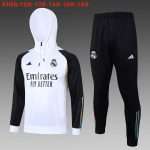 Sudadera Con Capucha Ninos Real Madrid 2024 Blanco