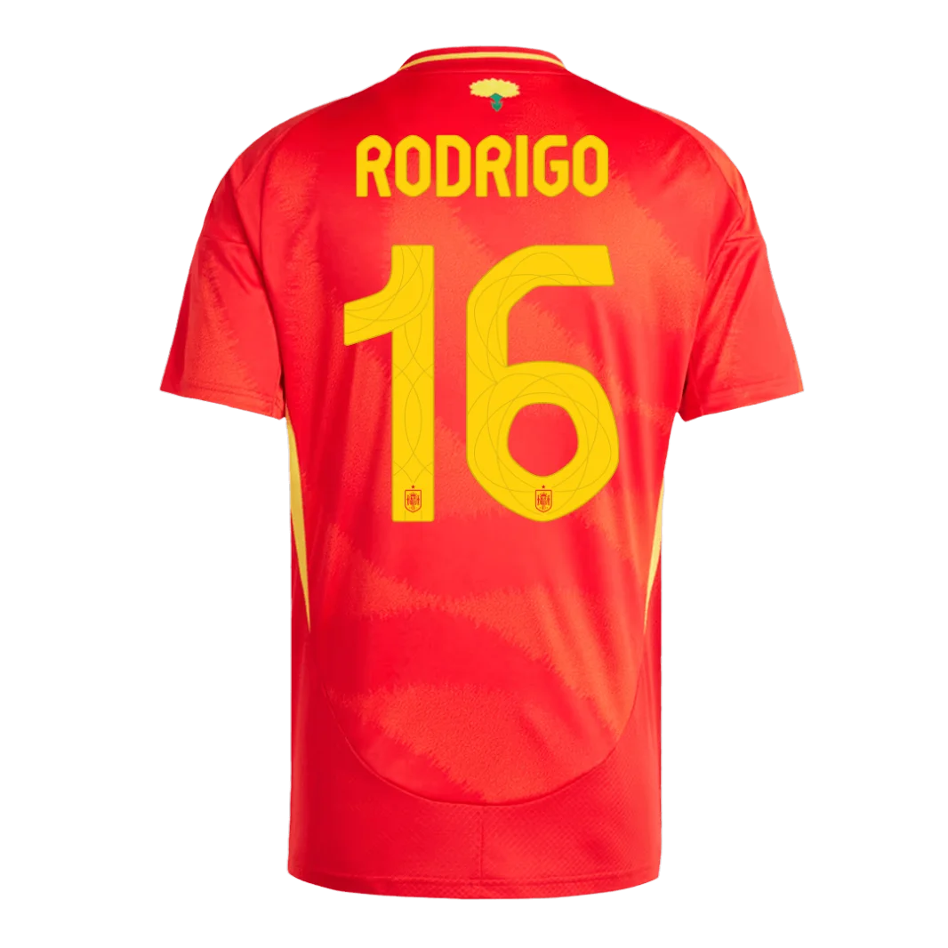 Rodrigo NO.16 Camiseta Primera España 2024 Rodrigo NO.16 Camiseta Primera Espana 2024