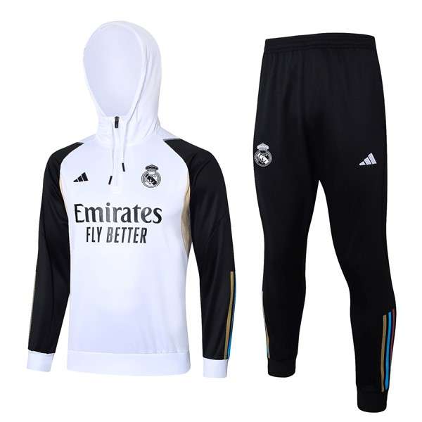 Sudadera Con Capucha Real Madrid 2024 Blanco Sudadera Con Capucha Real Madrid 2024 Blanco