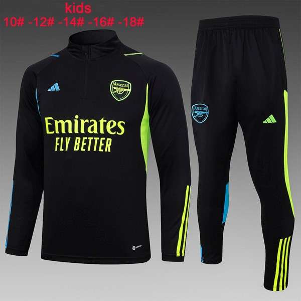 Ninos Sudadera De Training Arsenal 2024 Negro Sudadera Entrenamiento Ninos Arsenal 2024 Negro