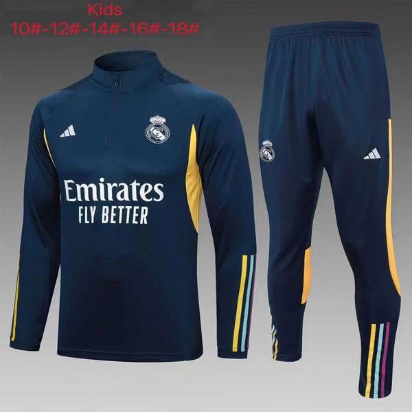 Ninos Sudadera De Training Real Madrid 2024 Azul Sudadera Entrenamiento Ninos Real Madrid 2024 Azul