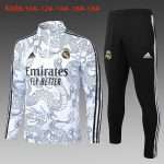 Sudadera Entrenamiento Ninos Real Madrid 2024 Blanco