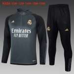 Sudadera Entrenamiento Ninos Real Madrid 2024 Gris
