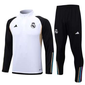 Sudadera Entrenamiento Real Madrid 2024 Blanco Negro