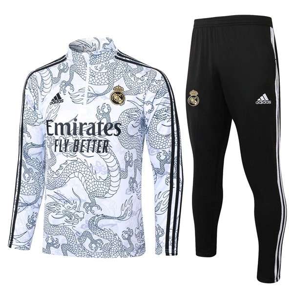 Sudadera De Training Real Madrid 2024 Blanco 2 Sudadera Entrenamiento Real Madrid 2024 Blanco