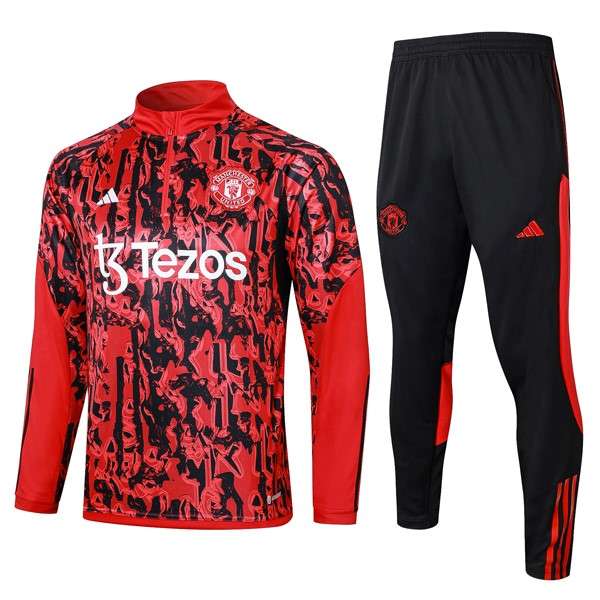 Sudadera De Training Real Madrid 2024 Rojo Negro Sudadera Entrenamiento Real Madrid 2024 Rojo Negro