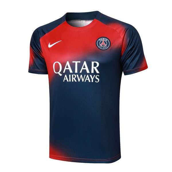 Camiseta Entrenamiento PSG 2024-2025 Azul Rojo Tailandia Camiseta Entrenamiento Paris Saint Germain 2024 2025 Azul Rojo