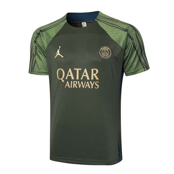 Camiseta Entrenamiento PSG 2024-2025 Verde 2 Tailandia Camiseta Entrenamiento Paris Saint Germain 2024 2025 Verde