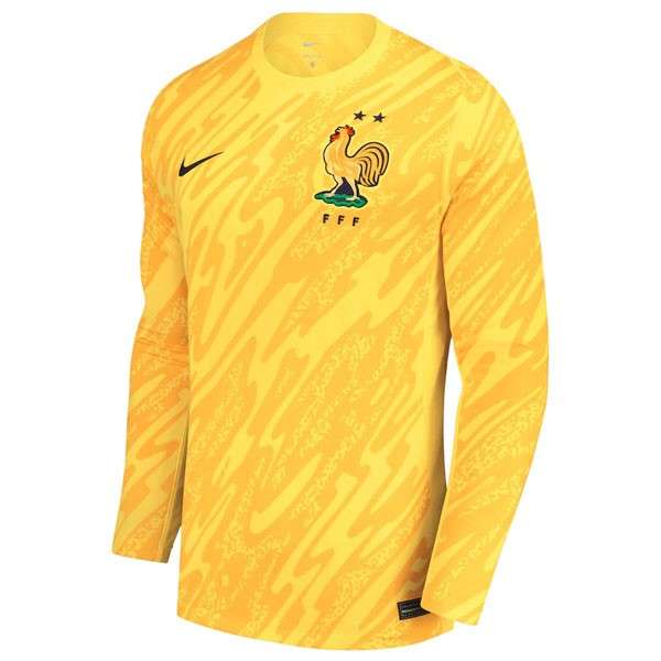 Tailandia Camiseta Francia Portero ML 2024 Tailandia Manga Larga Camiseta Portero Francia 2024
