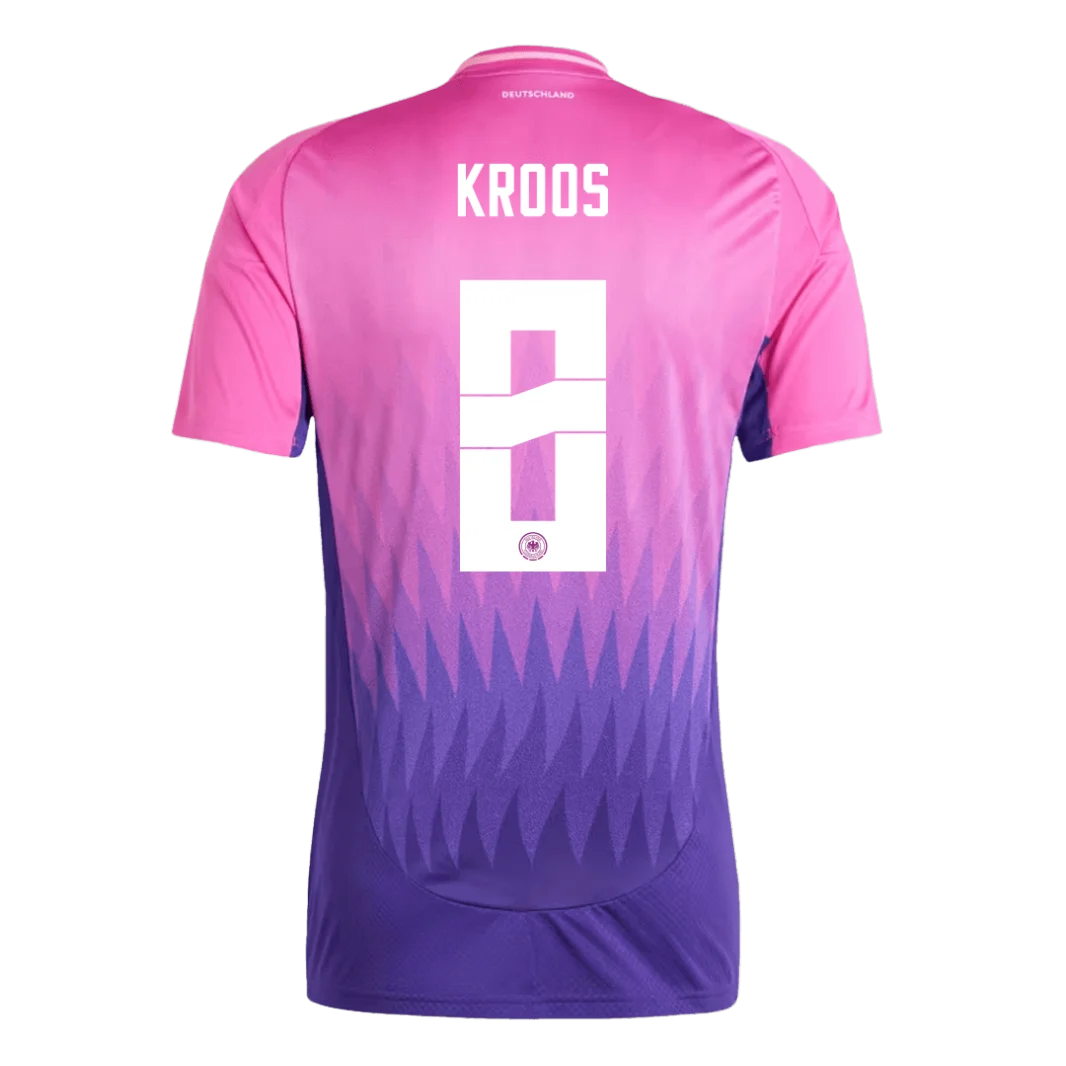 Toni Kroos NO.8 Camiseta Segunda Alemania 2024 Toni Kroos NO.8 Camiseta Segunda Alemania 2024