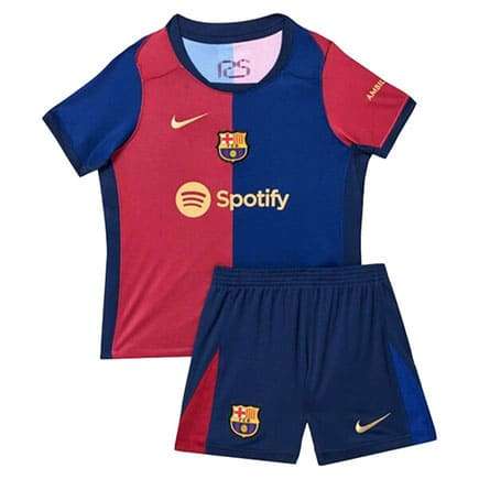 Camiseta FC Barcelona Conjunto Niños Primera 2024 2025 Camiseta FC Barcelona Conjunto Ninos Primera 2024 2025