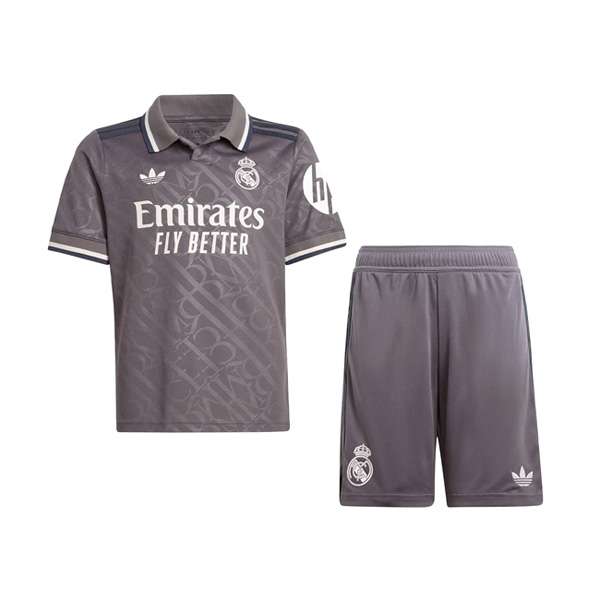 Camiseta Real Madrid Conjunto Niños Tercera 2024 2025 Camiseta Real Madrid Conjunto Ninos Tercera 2024 2025