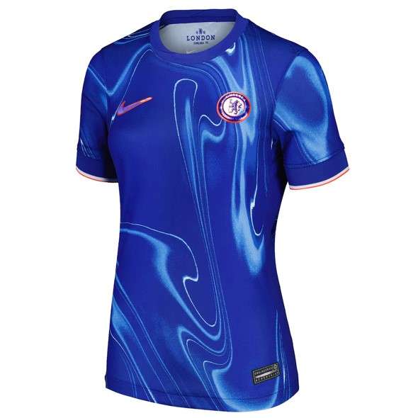 Camiseta Chelsea 1ª Mujer 2024-2025 Tailandia Camiseta Primera Chelsea Mujer 2024 2025