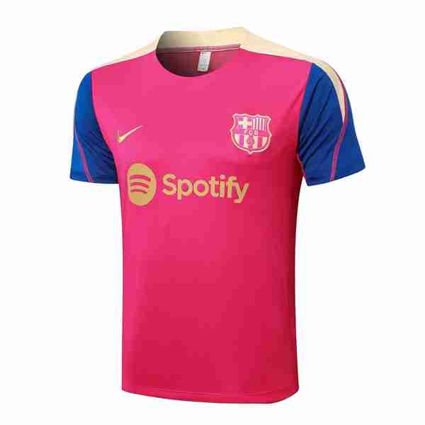 Camiseta Entrenamiento Barcelona 2024-2025 Rojo Azul Tailandia Camiseta Entrenamiento FC Barcelona 2024 2025 Rojo Azul