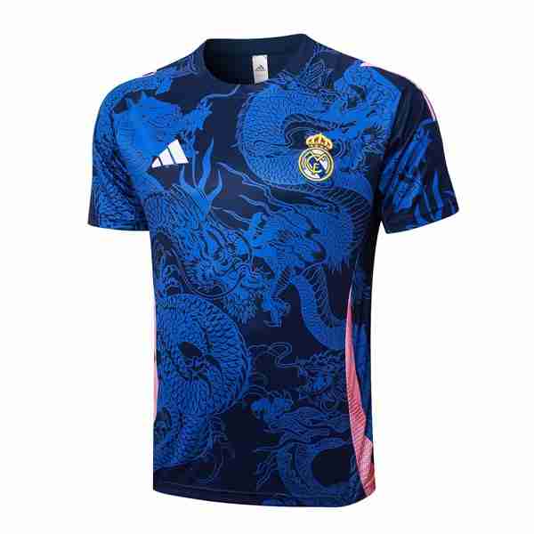 Camiseta Entrenamiento Real Madrid 2024-2025 Azul 2 Tailandia Camiseta Entrenamiento Real Madrid 2024 2025 Azul