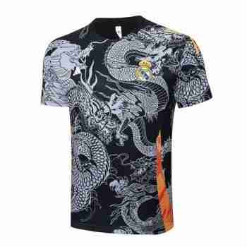 Tailandia Camiseta Entrenamiento Real Madrid 2024 2025 Negro Gris