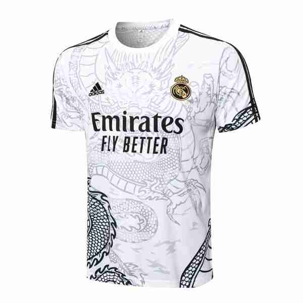 Camiseta Entrenamiento Real Madrid 2024-2025 Blanco Tailandia Camiseta Entrenamiento Real Madrid 24 2025 Blanco