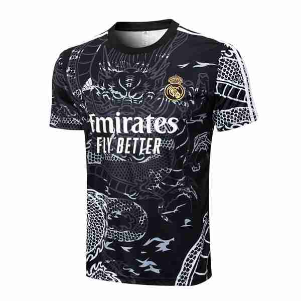 Camiseta Entrenamiento Real Madrid 2024-2025 Negro Tailandia Camiseta Entrenamiento Real Madrid 24 2025 Negro