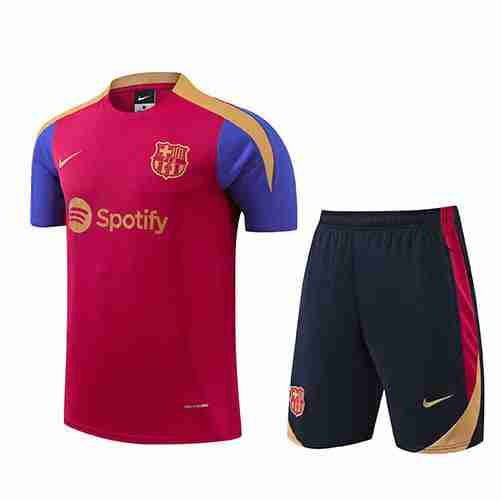 Tailandia Conjunto Camiseta Entrenamiento FC Barcelona 2024 2025 Rojo Azul Tailandia Conjunto Camiseta Entrenamiento FC Barcelona 2024 2025 Rojo Azul