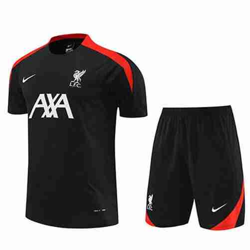Tailandia Conjunto Camiseta Entrenamiento Liverpool 2024 2025 Negro Tailandia Conjunto Camiseta Entrenamiento Liverpool 2024 2025 Negro