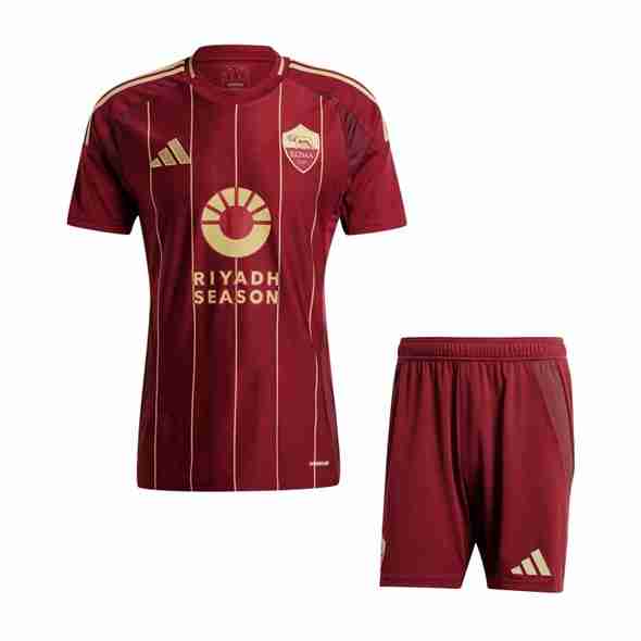 Camiseta AS Roma 1ª Niño 2024-2025 Camiseta AS Roma Conjunto Ninos Primera 2024 2025