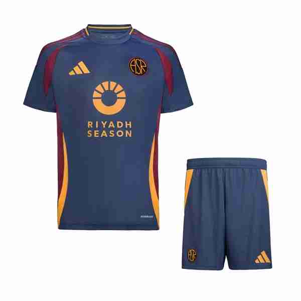 Camiseta AS Roma 3ª Niño 2024-2025 Camiseta AS Roma Conjunto Ninos Tercera 2024 2025