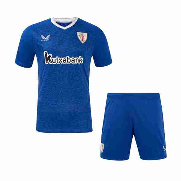 Camiseta Athletic Bilbao 2ª Niño 2024-2025 Camiseta Athletic Bilbao Conjunto Ninos Segunda 2024 2025