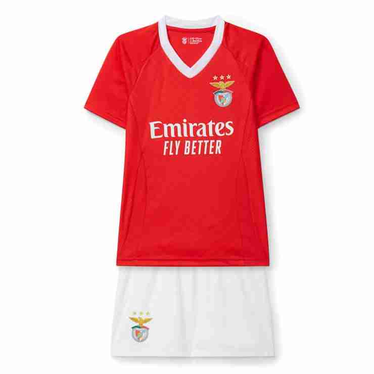 Camiseta Benfica 1ª Niño 2024-2025 Camiseta Benfica Conjunto Ninos Primera 2024 2025