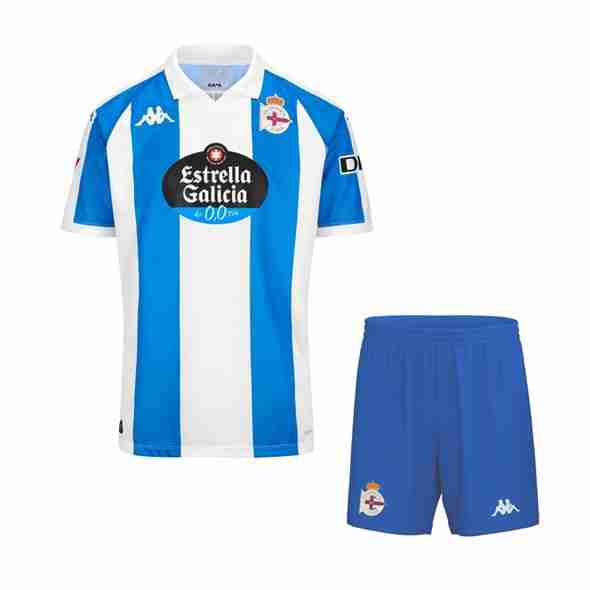 Camiseta Deportivo de la Coruña 1ª Niño 2024-2025 Camiseta Deportivo Coruna Conjunto Ninos Primera 2024 2025