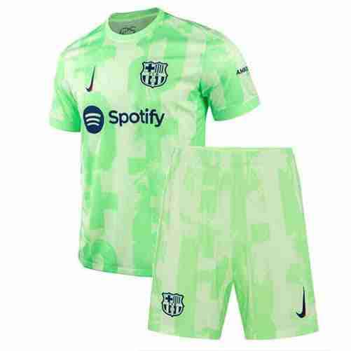 Camiseta FC Barcelona Conjunto Niños Tercera 2024 2025 Camiseta FC Barcelona Conjunto Ninos Tercera 2024 2025
