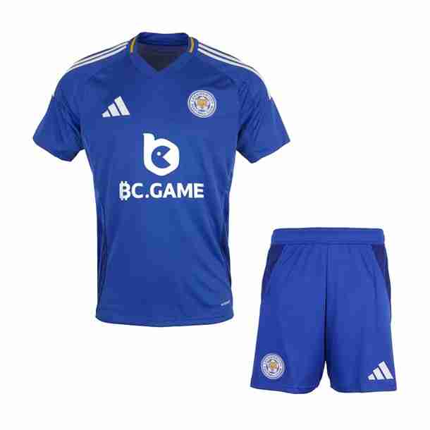 Camiseta Leicester City 1ª Niño 2024-2025 Camiseta Leicester City Conjunto Ninos Primera 2024 2025