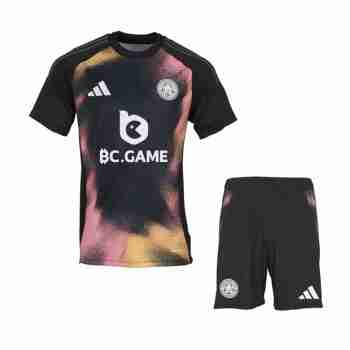 Camiseta Leicester City Conjunto Niños Segunda 2024 2025
