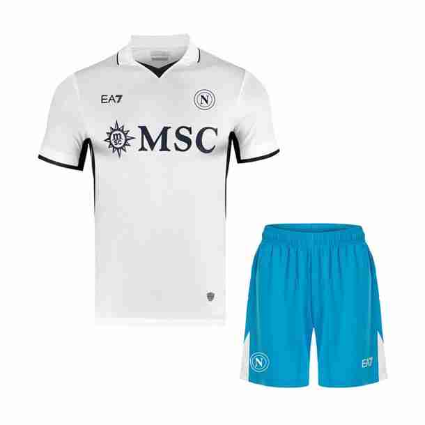 Tailandia Camiseta Napoli 2ª Niño 2024-2025 Camiseta Napoli Conjunto Ninos Segunda 2024 2025