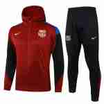Chandal Con Capucha FC Barcelona 2024 2025 Rojo Azul