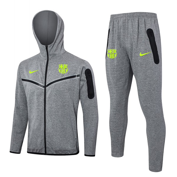 Chandal Con Capucha FC Barcelona 24 2025 Gris Chandal Con Capucha FC Barcelona 24 2025 Gris