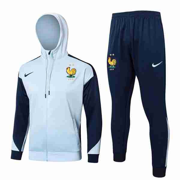 Chandal Con Capucha Francia 2024-2025 Gris 5 Chandal Con Capucha Francia 2024 25 Gris